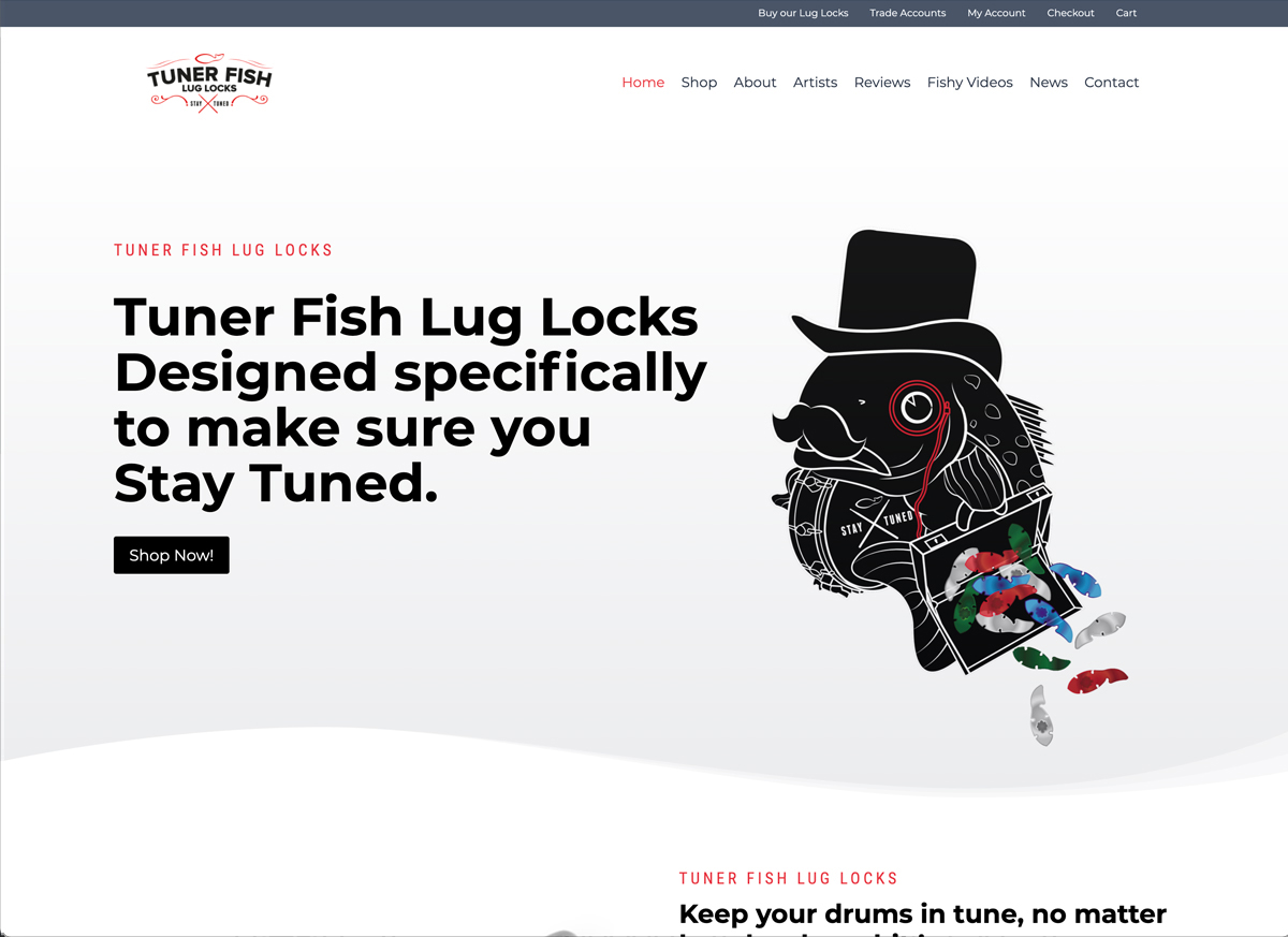 tuner-fish-website-design