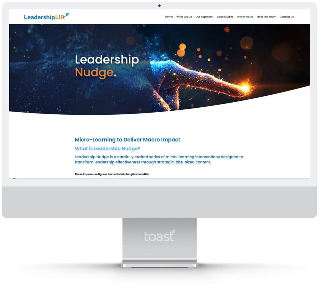 Leadership Lift Bespoke WordPress design and build