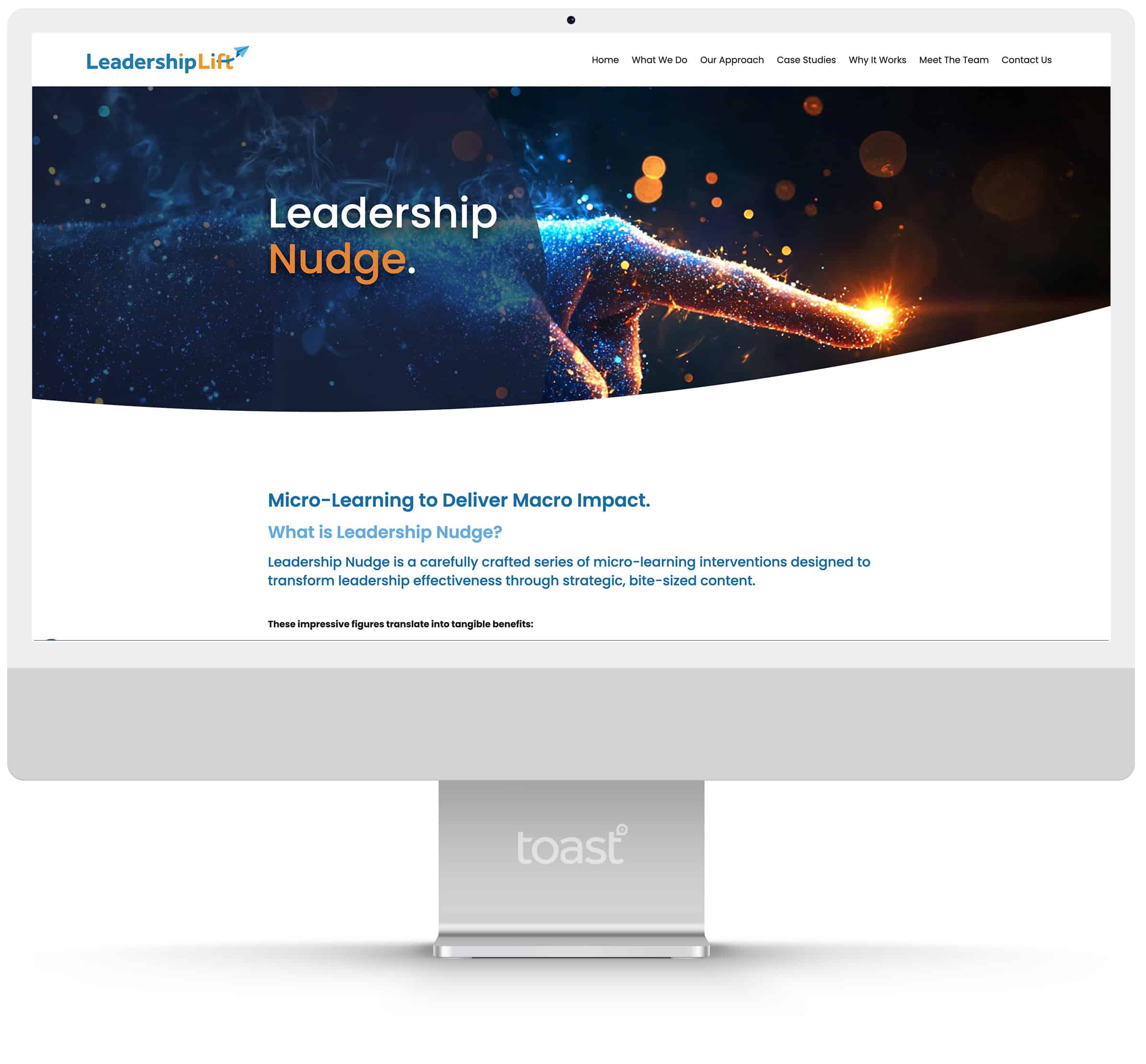 Leadership Lift Bespoke WordPress design and build