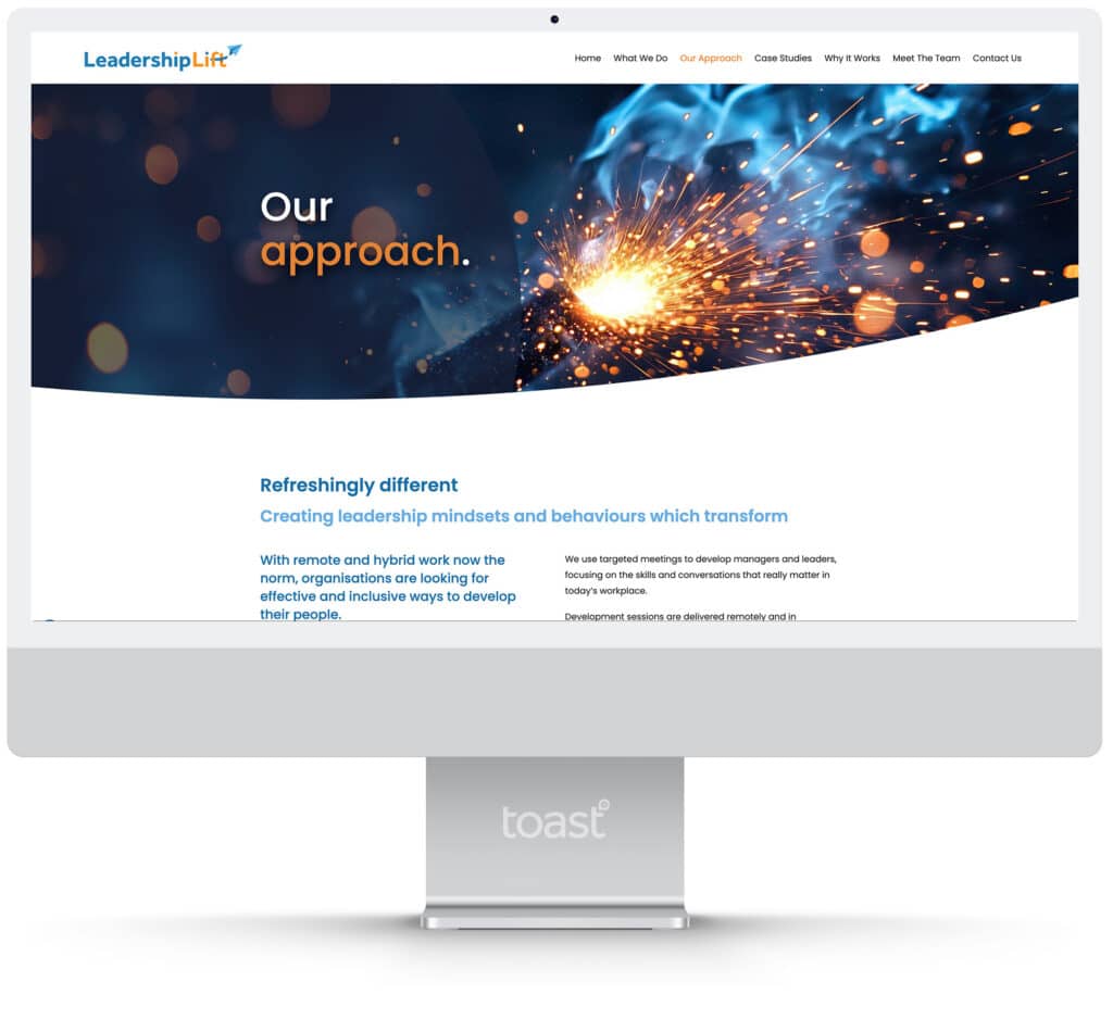 Leadership Lift Bespoke WordPress design and build