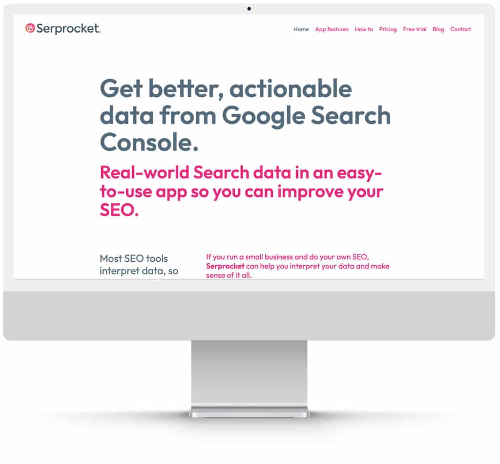 Serprocket WordPress website design and build