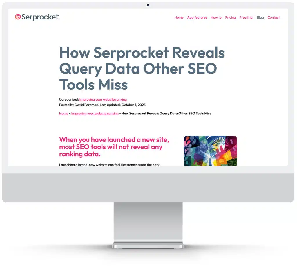 Serprocket WordPress website design and build